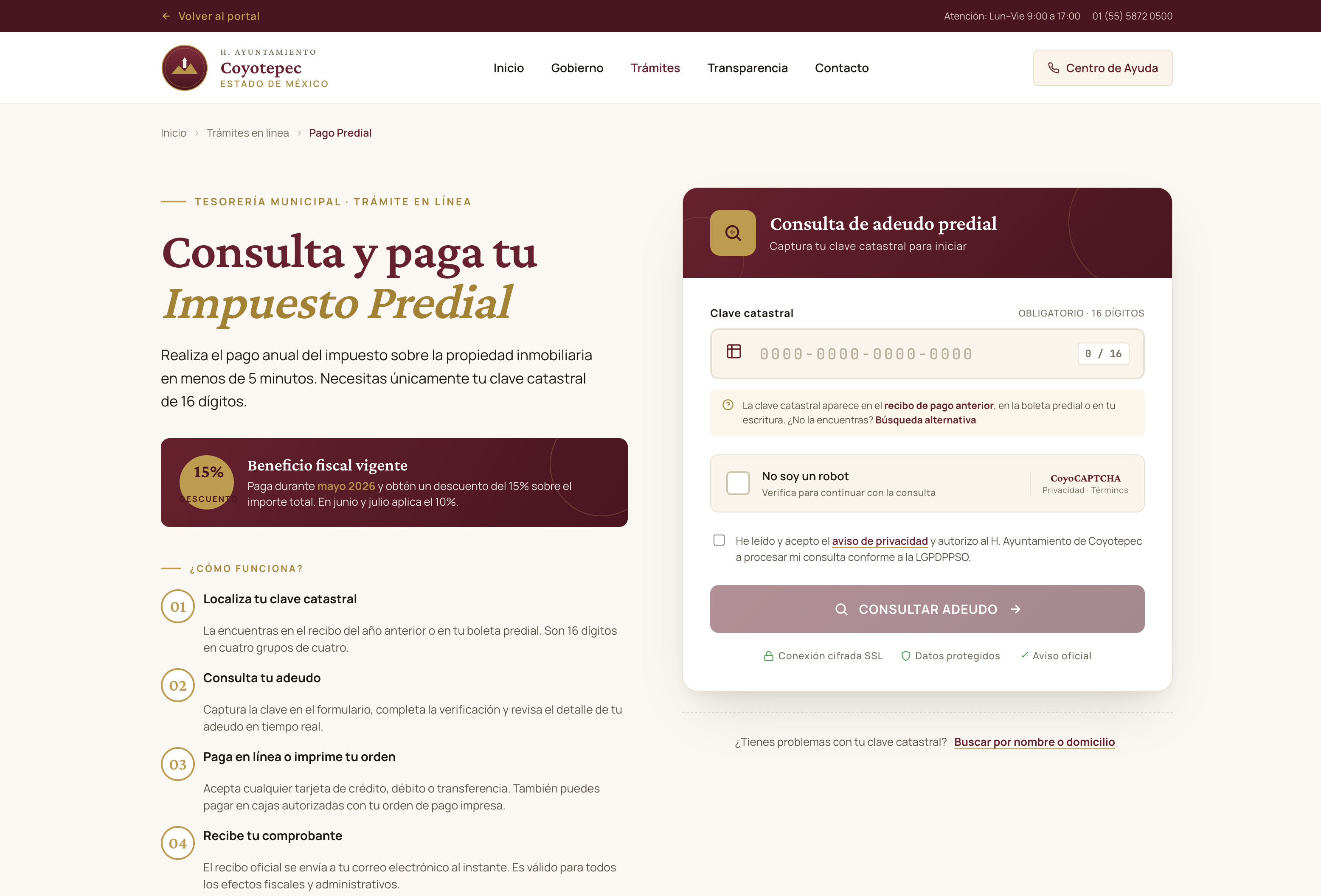 Portal de Pagos en Línea